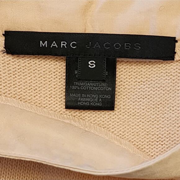 Marc Jacobs‎ short sleeve pink sweater bow sz small wool cashmere - Picture 7 of 7